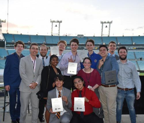 Steel Bridge Award Ceremony Team Photo 